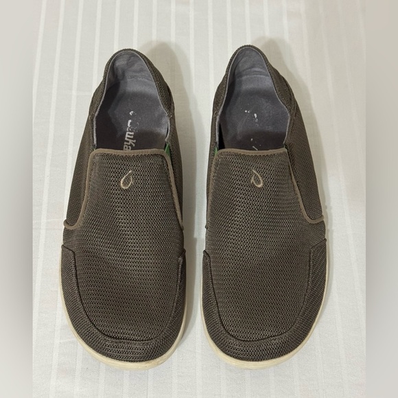 Olukai Nohea Mesh Slip On Shoes Loafers Sneakers Brown Men’s Size 8 - Picture 4 of 15